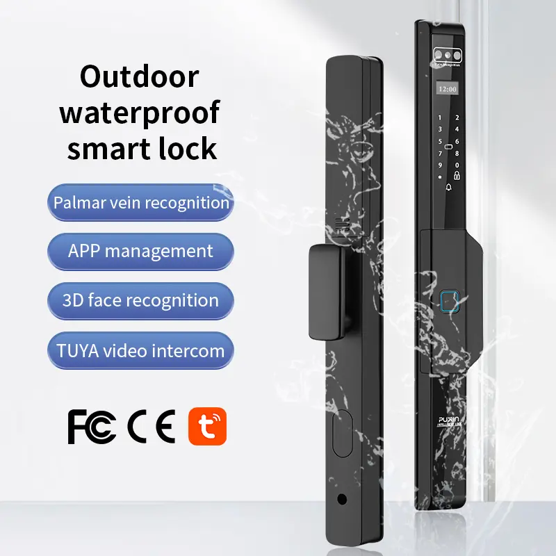 Aliuminio beraktė durų spyna