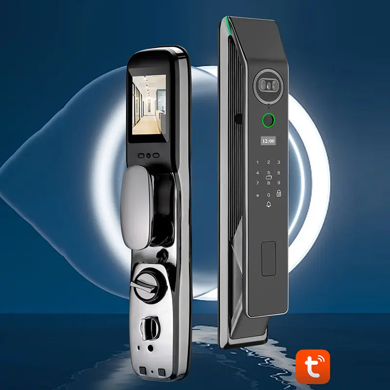 Pirštų atspaudų vandeniui atspari lauko sodo užraktas