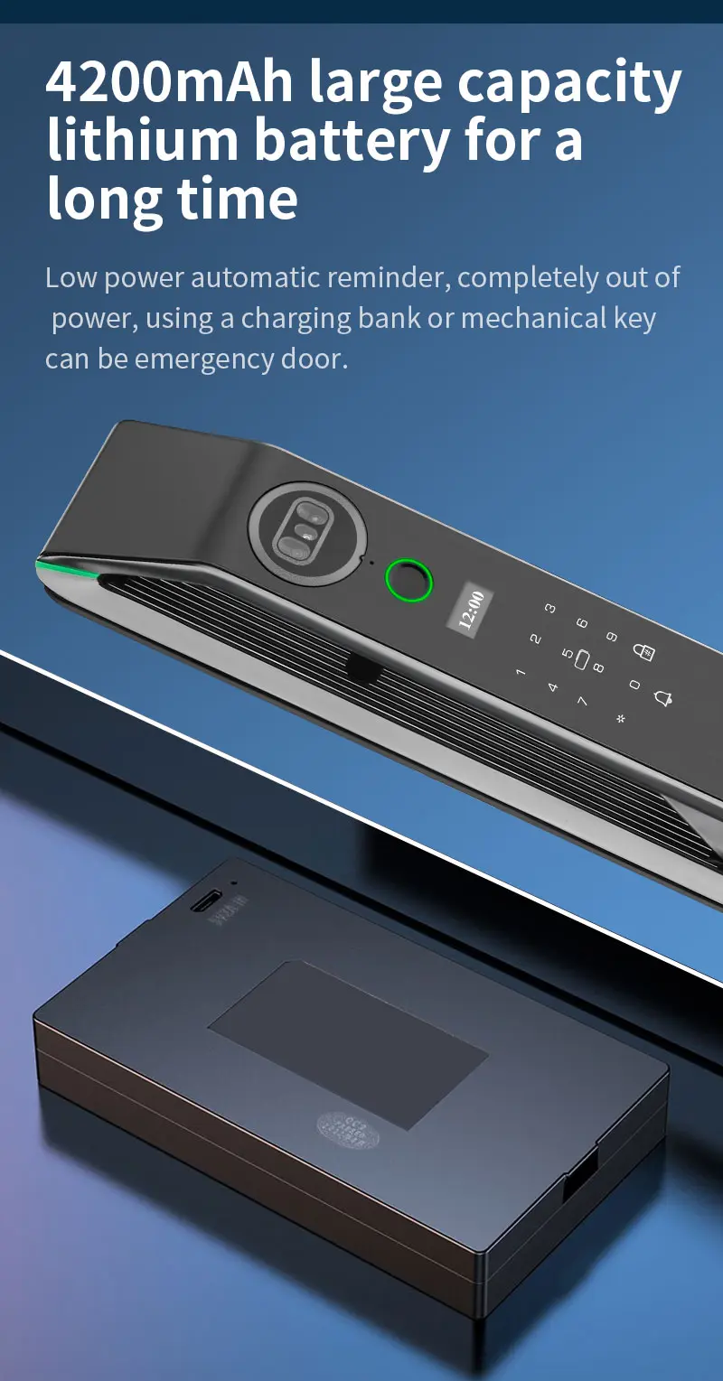 Fingerprint Waterproof Outdoor Garden Lock